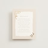 "Everly" - Direction Cards in Latte by Kristie Kern - Front