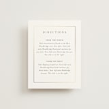 "Bianca" - Direction Cards in Sugar by Jessica Williams - Front