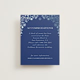 "Pomegranate Floral Frame" - Direction Cards in Royal by Nam Bourassa - Front