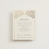 "Baroque" - Direction Cards in Cream by Jen Owens - Front