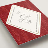 "Moiré" - Direction Cards in Crimson by Studio Suku - Detail