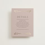 "dancing in the garden" - Direction Cards in Blush Meadow by Grae - Front