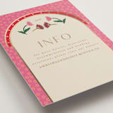 "Indian garden" - Direction Cards in Sindoor by Creo Study - Detail