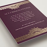 "Arunima" - Direction Cards in Plum by Randi Cirelli - Detail