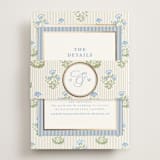 "Patterned florals" - Direction Cards in Powder by Creo Study - Assembled with Belly Band