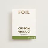"Portrait Custom" - Direction Cards in Golden by Minted Custom - Front