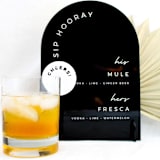 "Cheers Acrylic Drink Marker, Pack of 10" - Drink Tags and Charms in clear by Haven Print Co.