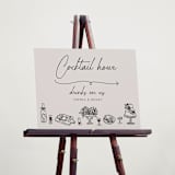 "Modern Sketch" - Direction Signs in Noir by Elly - In Use