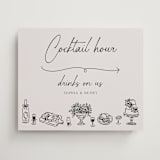 "Modern Sketch" - Direction Signs in Noir by Elly - Front