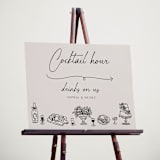 "Modern Sketch" - Direction Signs in Noir by Elly - In Use