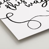 "Marlowe" - Direction Signs in Tuxedo by Kelly Watkins - Detail