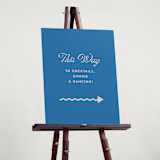 "Party" - Direction Signs in Paloma by Megan Davis - In Use