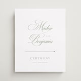 "Chic Script" - Direction Signs in Garden by Kelly Schmidt - Front