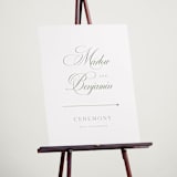 "Chic Script" - Direction Signs in Garden by Kelly Schmidt - In Use