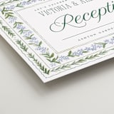 "Vintage Sketched" - Direction Signs in Wisteria by Jenna Holcomb - Detail