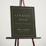 "refined" - Direction Signs in Olive by Nicole Walsh - In Use