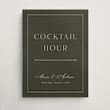 "refined" - Direction Signs in Olive by Nicole Walsh - Front