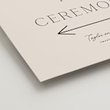 "In Love" - Direction Signs in Linen by Vanessa Doyle - Detail