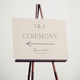 "In Love" - Direction Signs in Linen by Vanessa Doyle - In Use