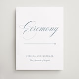 "Empire" - Direction Signs in Dusty Blue by Jennifer Postorino - Front