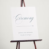 "Empire" - Direction Signs in Dusty Blue by Jennifer Postorino - In Use