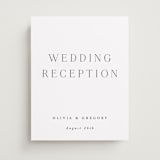 "Classy Type" - Direction Signs in Lily by Hooray Creative - Front