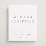 "Classy Type" - Direction Signs in Lily by Hooray Creative - Front