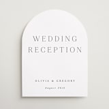 "Classy Type" - Direction Signs in Lily by Hooray Creative - Front