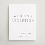 "Classy Type" - Direction Signs in Lily by Hooray Creative - Front