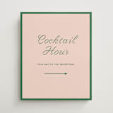 "cotillion" - Direction Signs in Peach by Megan Davis - Front