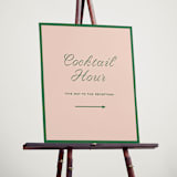 "cotillion" - Direction Signs in Peach by Megan Davis - In Use