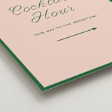 "cotillion" - Direction Signs in Peach by Megan Davis - Detail