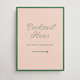 "cotillion" - Direction Signs in Peach by Megan Davis - Front