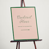 "cotillion" - Direction Signs in Peach by Megan Davis - In Use
