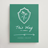 "Palm Tree Crest" - Direction Signs in Palm by Erika Firm - Front