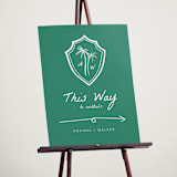 "Palm Tree Crest" - Direction Signs in Palm by Erika Firm - In Use