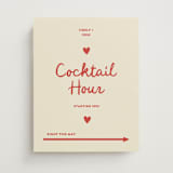 "Big Heart Wedding" - Direction Signs in Cherry by Ani Somi - Front
