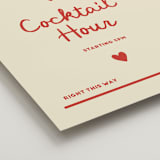 "Big Heart Wedding" - Direction Signs in Cherry by Ani Somi - Detail