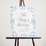 "Almafi" - Direction Signs in Cerulean by Itsy Belle Studio - In Use