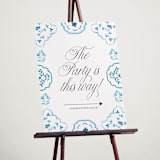 "Almafi" - Direction Signs in Cerulean by Itsy Belle Studio - In Use
