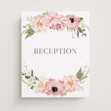 "Timeless Blooms" - Direction Signs in Peony by Susan Moyal - Front