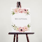 "Timeless Blooms" - Direction Signs in Peony by Susan Moyal - In Use