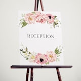 "Timeless Blooms" - Direction Signs in Peony by Susan Moyal - In Use