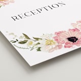 "Timeless Blooms" - Direction Signs in Peony by Susan Moyal - Detail