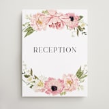 "Timeless Blooms" - Direction Signs in Peony by Susan Moyal - Front