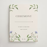 "Wild meadow" - Direction Signs in Elder Flower by Sarah Knight - Front