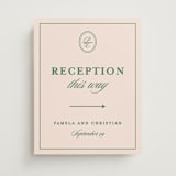 "Scripted" - Direction Signs in Emerald by Creo Study - Front