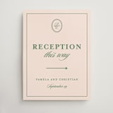 "Scripted" - Direction Signs in Emerald by Creo Study - Front