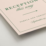 "Scripted" - Direction Signs in Emerald by Creo Study - Detail