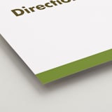 "Portrait Custom" - Direction Signs in Charcoal by Minted Custom - Detail